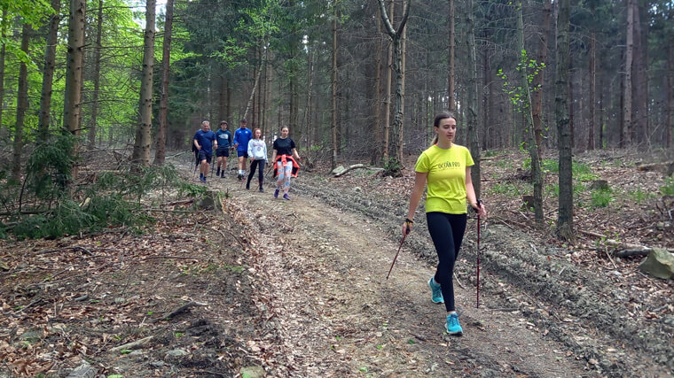 Nordic Walking Holešov - kurz pro Gymnázium Holešov